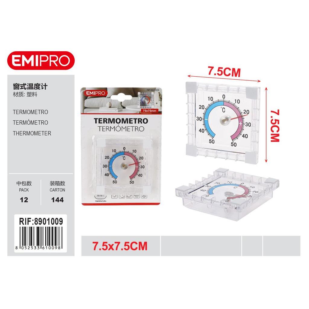 10120 8052533610098 8901009 termometro ambientale cm.7,5 x 7,5