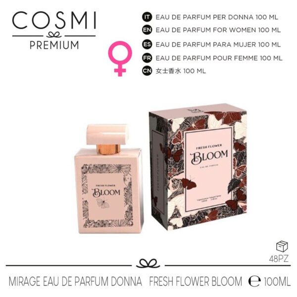 10510 8904174418680 1002804 COSMI profumo donna edt 100ml mirage fresh flower bloom