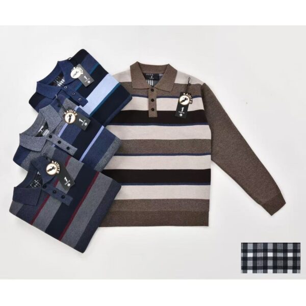 10595 9200000105953 7905 abbigliamento uomo maglione in pile con collo polo linea basic size:m-xxxl