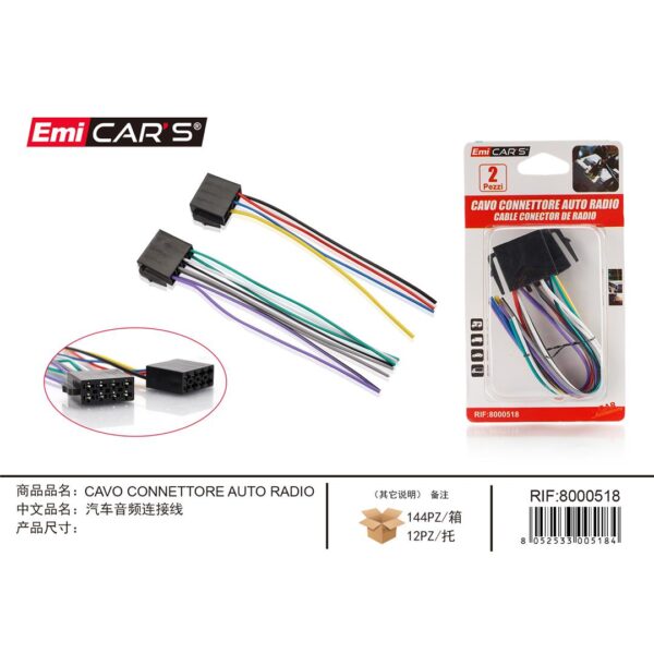 1138 8052533005184 8000518 EMI cavo connettore per autoradio