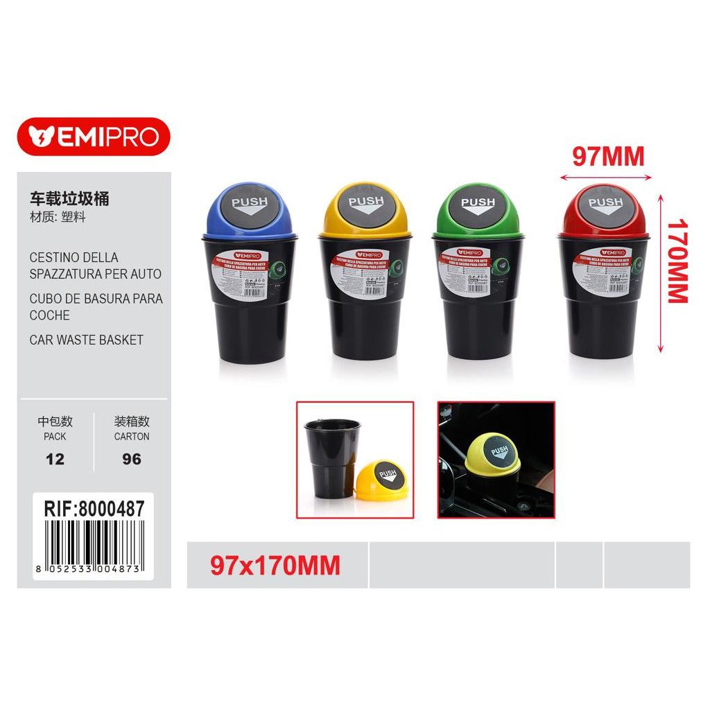 14125 8052533004873 8000487 EMI CESTINO SPAZZATURA PER AUTO