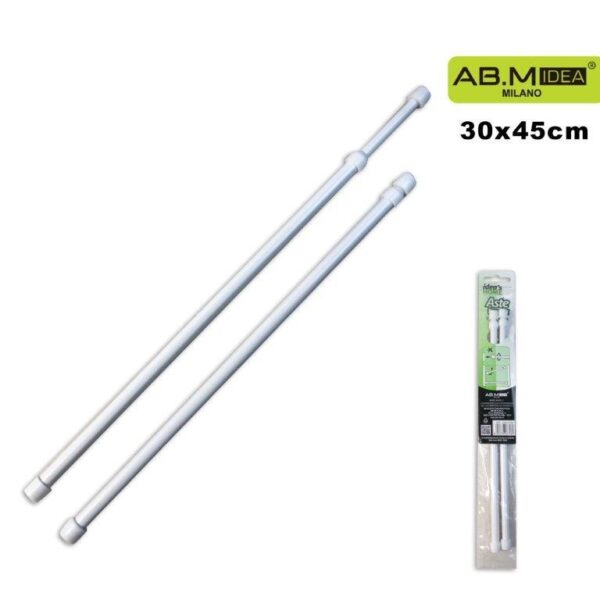 14452 8034048121627 55/0 - HX813706 ASTINE ESTENDIBILE CON MOLLA CM.30 - 45 BIANCO