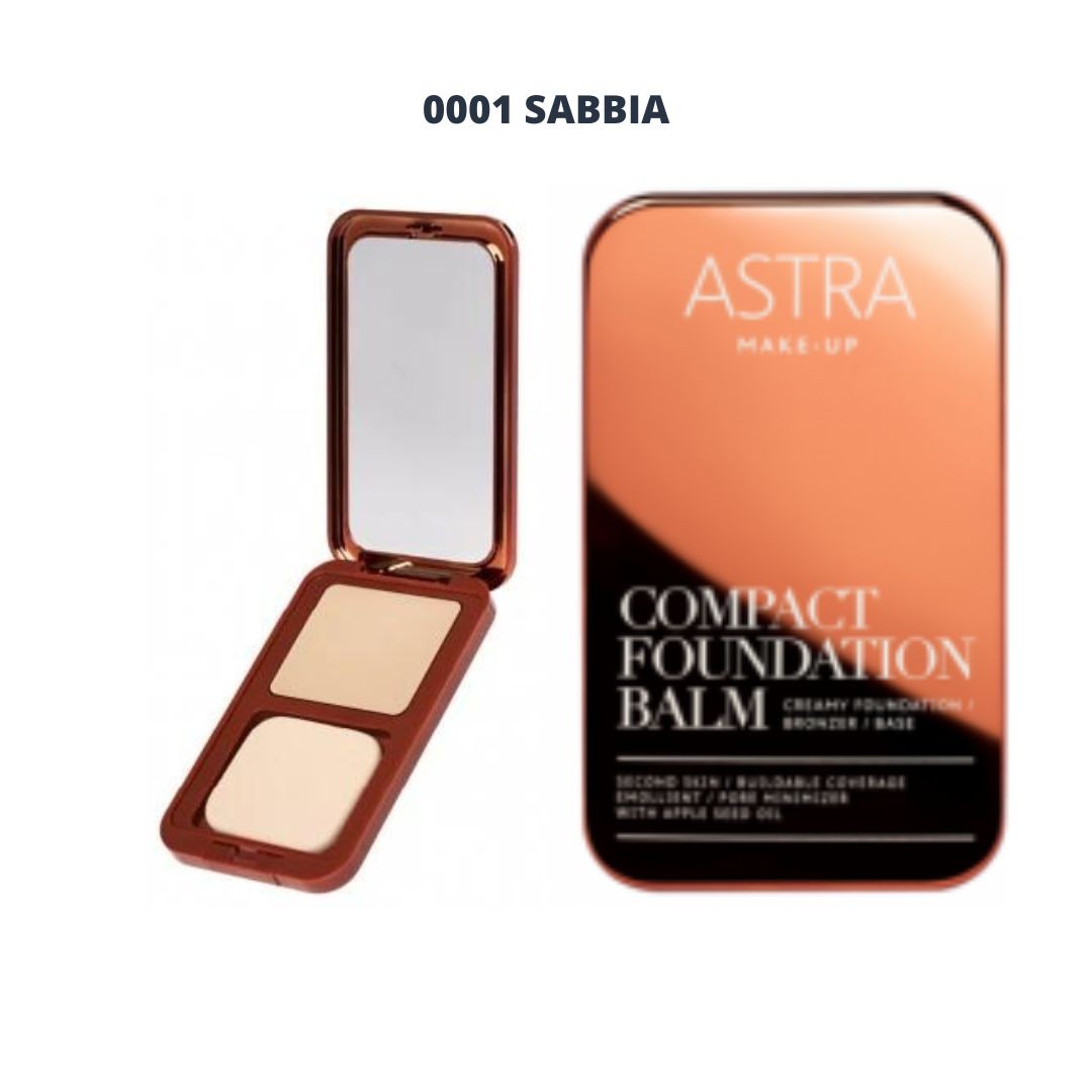 14884 8059386532508 6820001 fondotinta compatto viso astra compact foundation balm 01 sabbia