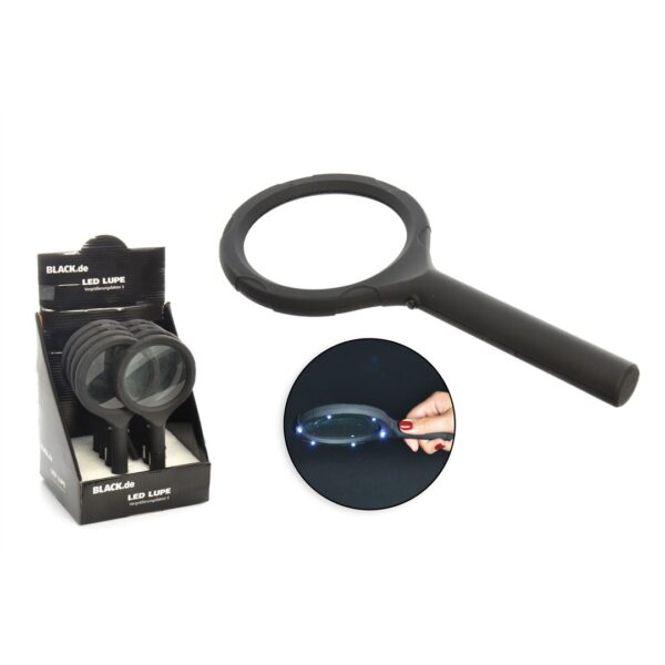 15350 3120370597553 59755 CP lente di ingrandimento con 6 led