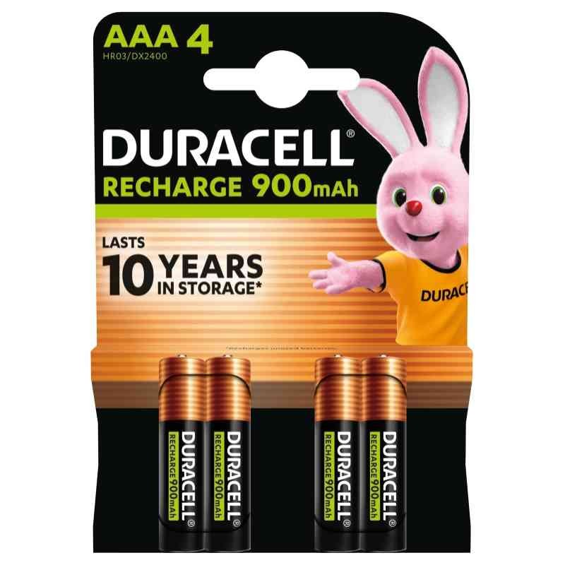 1968 5000394203822 DU77 batterie ricaricabili ministilo aaa pile hr03 micro 1.2v bl.4pz 900mah duracell