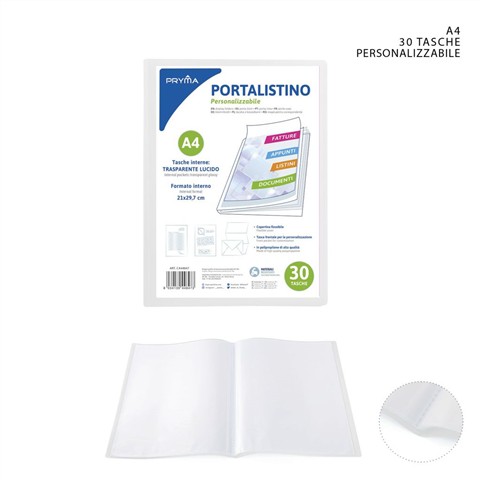 26679 8034139448473 100460326 - 0011338 porta listini x30 buste trasp.cm.22 x 30