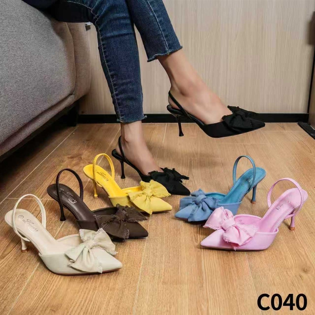 26912 9200000269129 C040 scarpe donna chanel tacco medio