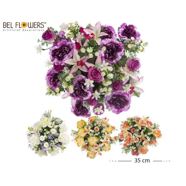 27734 8050260073902 BFZ013-07390 FIORE MAZZO XXL ORCHIDEE/ROSE/MOSCAR Ø35X67CM