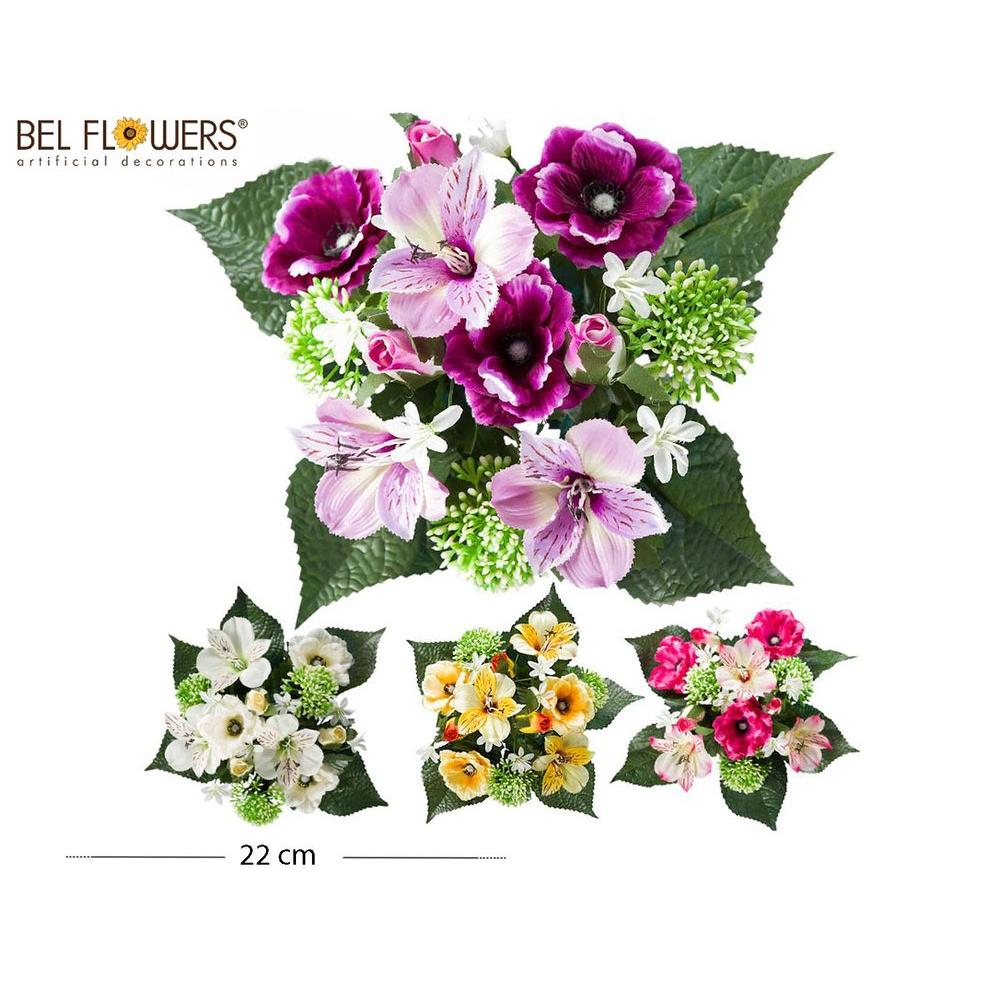 27741 8050260000182 BFZ022 FIORE MAZZO XXL Ø22XH29CM ANT/ALSTR/BOCC