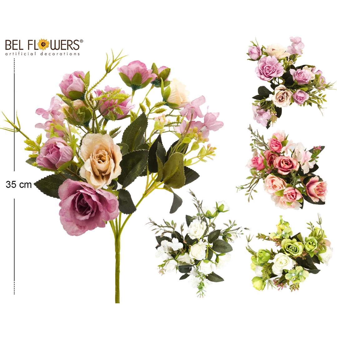 27754 8050260061169 BFHH014-06116 FIORE MAZZO PICCOLO H35Ø20CM ROSELLINE