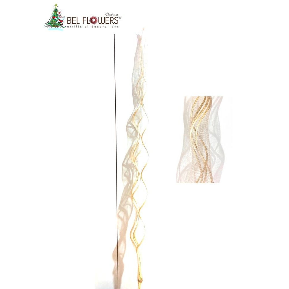 27779 8050260062098 BFHA002-06209 rami in legno h170cm con rete 4pz naturale a spirale