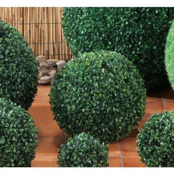 27785 8050260026236 #BFYT025 SFERA ERBA SINTETICA PER DECORO A2M Ø15CM VERDE