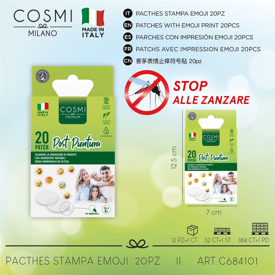 27857 8053285011584 1002241 cerotti post puntura stampa emooji 20pz