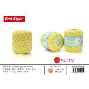 27861 8052533209254 8900925 EMI GOMITOLO COTONE 50GR GIALLO CHIARO