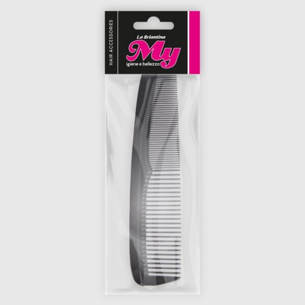 28313 8000061009938 PET00993A pettine famiglia demi in plastica con dentatura doppia 20,5cm