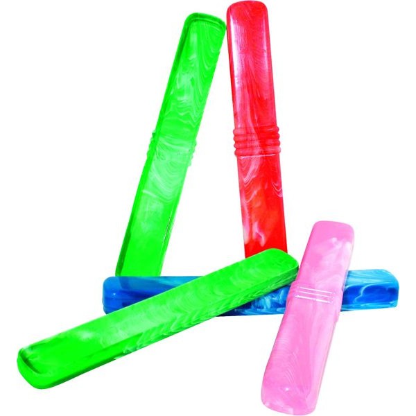 28341 8000061010736 POR01073A porta spazzolino da viaggio in plastica marmorizzato