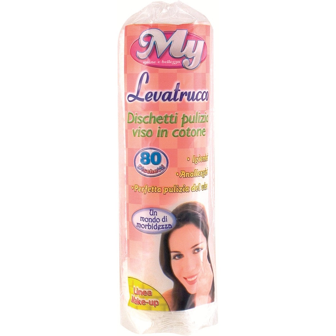 28441 8000061002984 DIS00298A dischetti levatrucco cotone 80pz