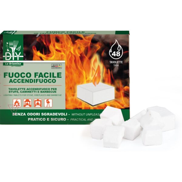 28455 8000061000218 ACC00021A accendifuoco fuoco facile 48 tavolette