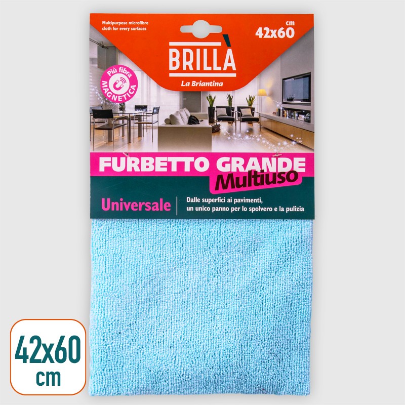 28485 8000061027178 PAN02717A panno microfibra furbetto 42x60cm multiuso grande