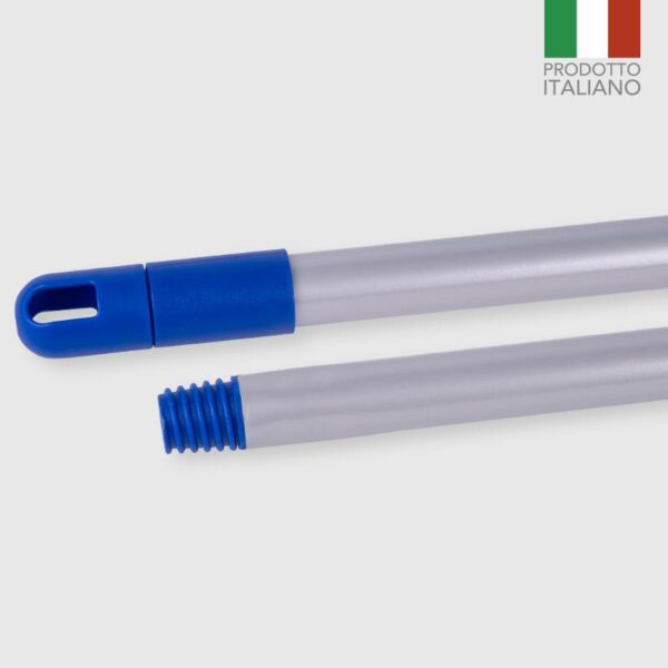 28490 8000061025785 MAN02578A MANICO SCOPA IN METALLO 130CM PLASTIFICATO Ø21MM SPESSORE 0,23MM KROM