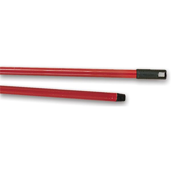 28573 8000061031922 MAN03192A MANICO SCOPA IN METALLO 120CM PLASTIFICATO Ø21MM SPESSORE 0,25MM ROSSO RIGATO