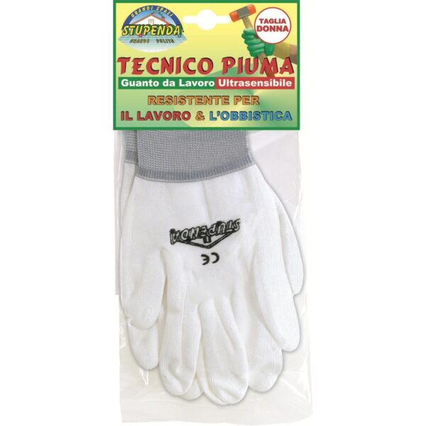 28575 8000061045660 GUA04566A guanti da lavoro leggero gommato piuma tg.donna