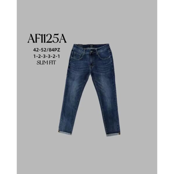 29247 9200000292479 AF1125A abbigliamento uomo jeans slim fit a vita bassa size:42-52