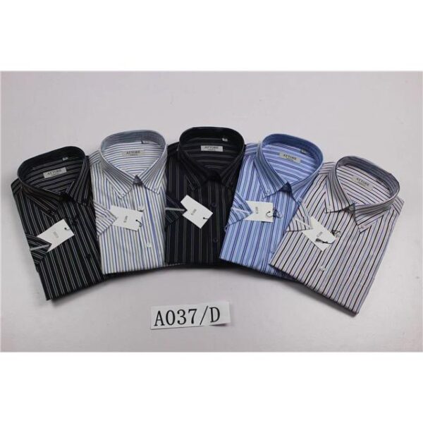 0 9290000005117 A037-0 ABBIGLIAMENTO UOMO CAMICIA REGOLARE MANI.CORTE COLLO CLASSICO 100%COTONE