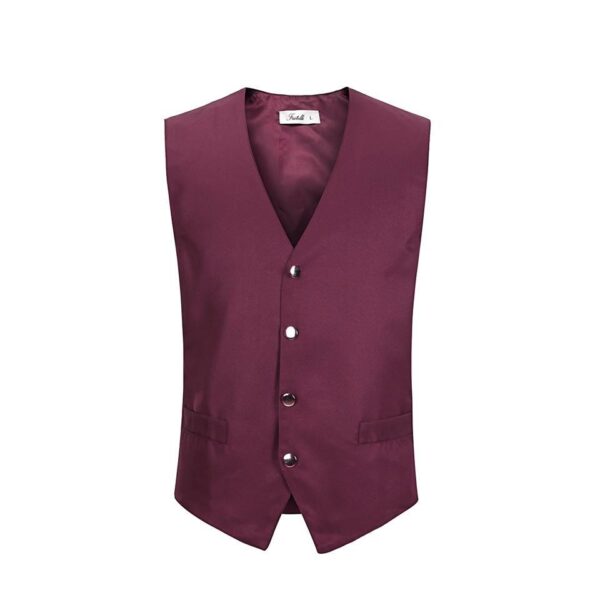 30421 9200000304219 GI-006B-3XL ABBIGLIAMENTO DA LAVORO GILET UOMO SIZE:S-3XL BORDEAUX GI-006B 100%POLIESTRE TG.3XL