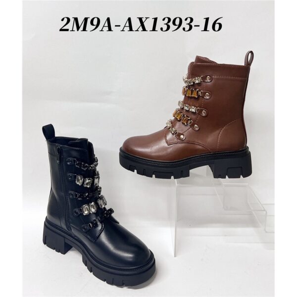 30934 8240101393164 2MA-AX1393-16 scarpe donna stivaletti tacco basso