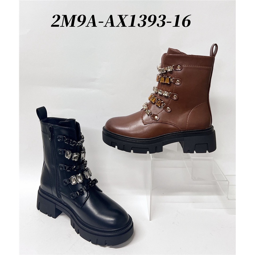 30934 8240101393164 2MA-AX1393-16 scarpe donna stivaletti tacco basso