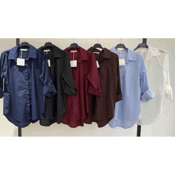 32198 8034139253725 91831 abbigliamento donna camicia tintaunita tg.unica