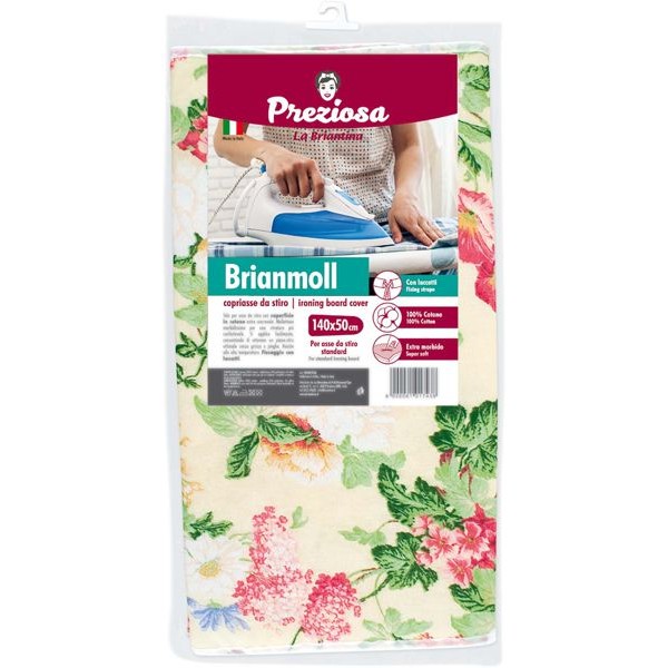 32680 8000061017438 TOV01743A copriasse da stiro brianmoll 140x50cm con laccetti