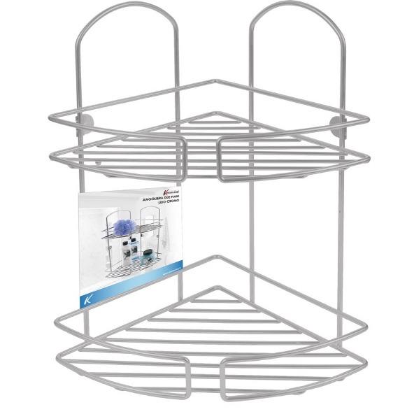 32702 8034116083529 1608352 SAIS P/OGGETTI ANGOLIERA 2 RIPIANI INOX