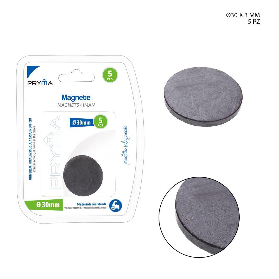 32790 8034139355689 0132896 MAGNETE 3X30MM 5PZ BL.