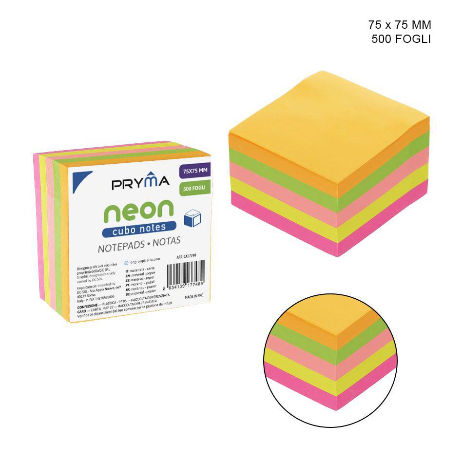 32983 8034139177489 0027487 POST IT 75X76MM 500F NEON