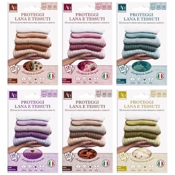 33691 8021785755291 75529 STAR 12 fogli proteggi lana e tessuti ass6fragranze