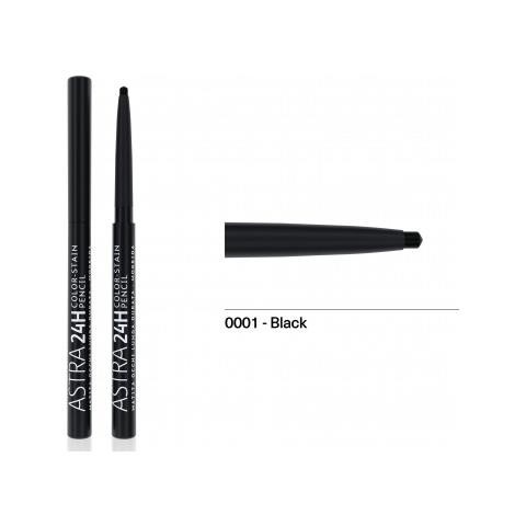 3393 8051070227325 8700001 matita occhi astra eye color 24h stain pencil 01 nero