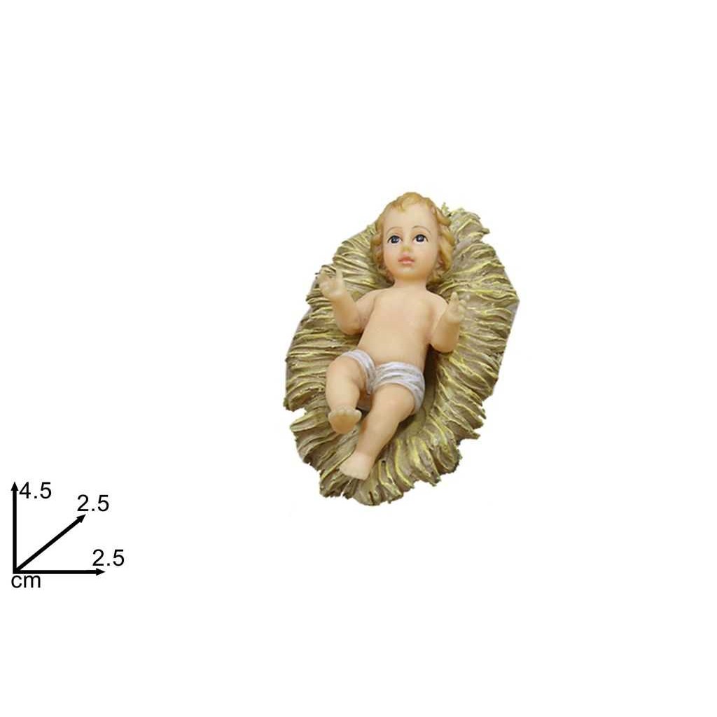 34008 8033113047633 HL03438A presepe gesu bambino cm.4