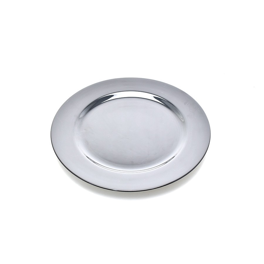 34208 8050766150169 3364427 segnaposto sottopiatto liscio ø33cm argento