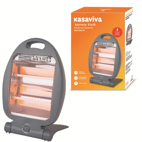 34322 8034116410998 1641099 SAIS stufa al quarzo aurora 2 elementi 800w
