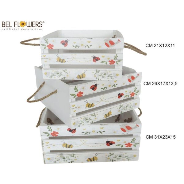 34363 8056248028667 BFCM380-02791_3 CASSETTA IN LEGNO PRIMAVERA N.3 CM.21 X 12 X 11