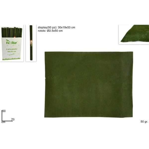 34532 8033113435911 MI004594 carta per presepe 50x70cm rotolo prato