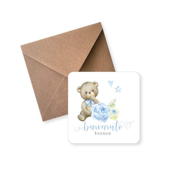 34579 8050999267160 16-126 biglietto augurale cartolina benvenuto tesoro