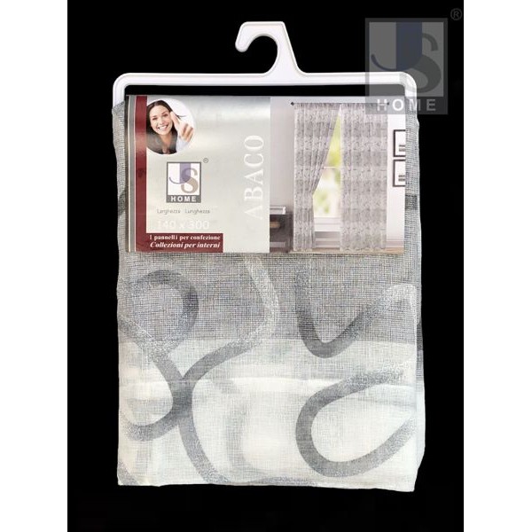 34805 8052219290057 ABACO_300_GRIGIO coordinabile 70x150-70x240-140x300 abaco 1p con occhielli 140x300cm col.grigio