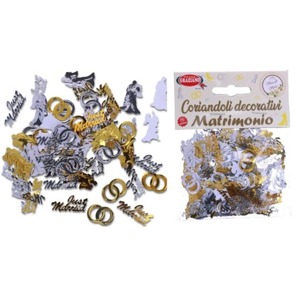 35998 8010052522605 52260 coriandoli matrimonio 13gr