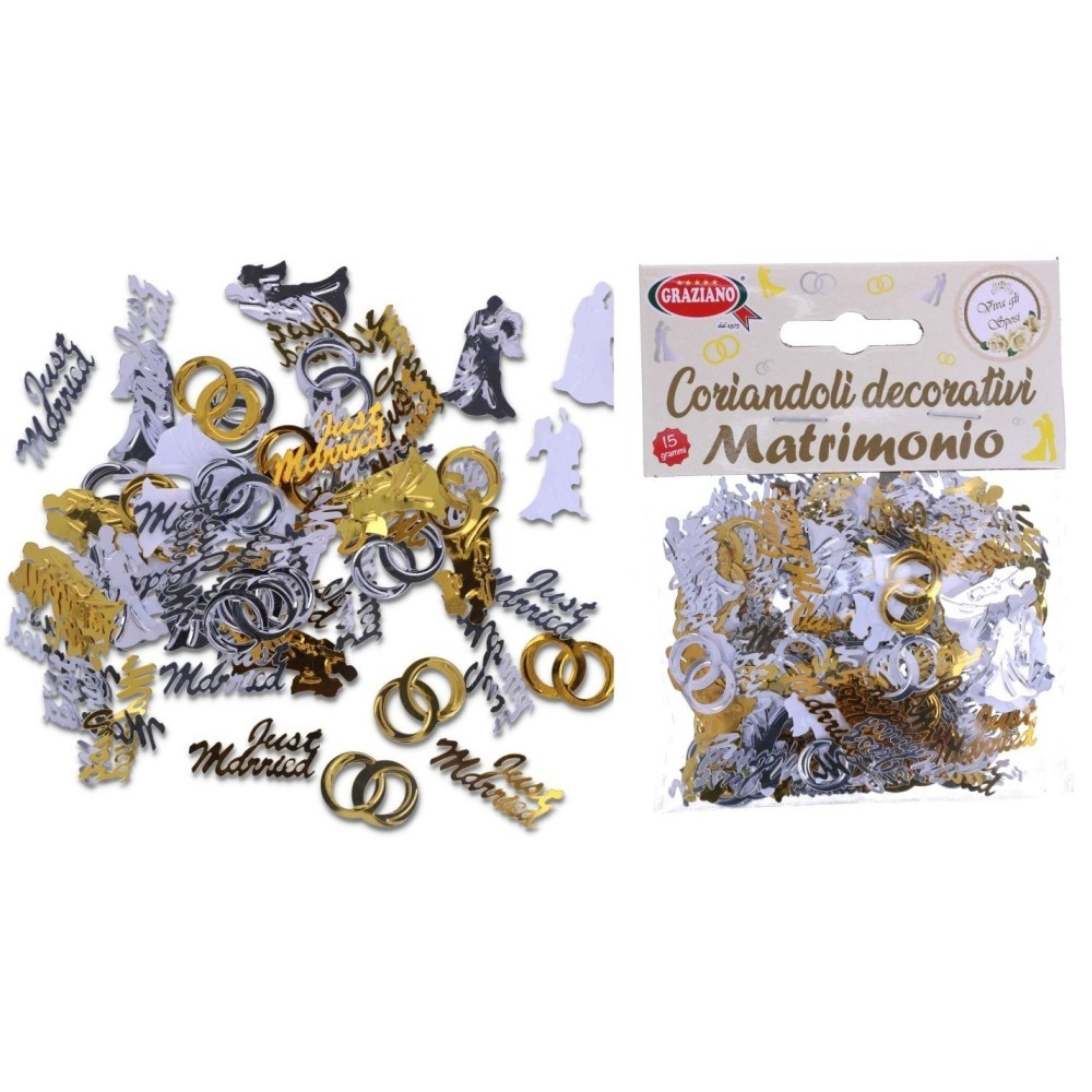 35998 8010052522605 52260 coriandoli matrimonio 13gr