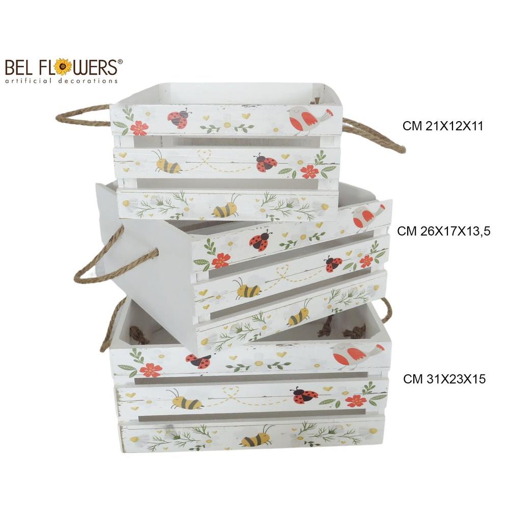 36289 8056248028650 BFCM380-02791_2 CASSETTA IN LEGNO PRIMAVERA N.2 CM.26 X 17 X 13,5