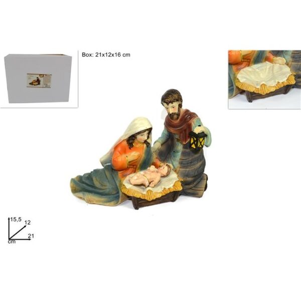 36751 8033113431319 CA008198 addobbo natalizio presepe nativita' 21cm