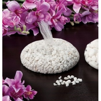 36837 8021785251083 25108 STAR decorazione per ambiente sassi bianchi piccoli in rete gr.1000